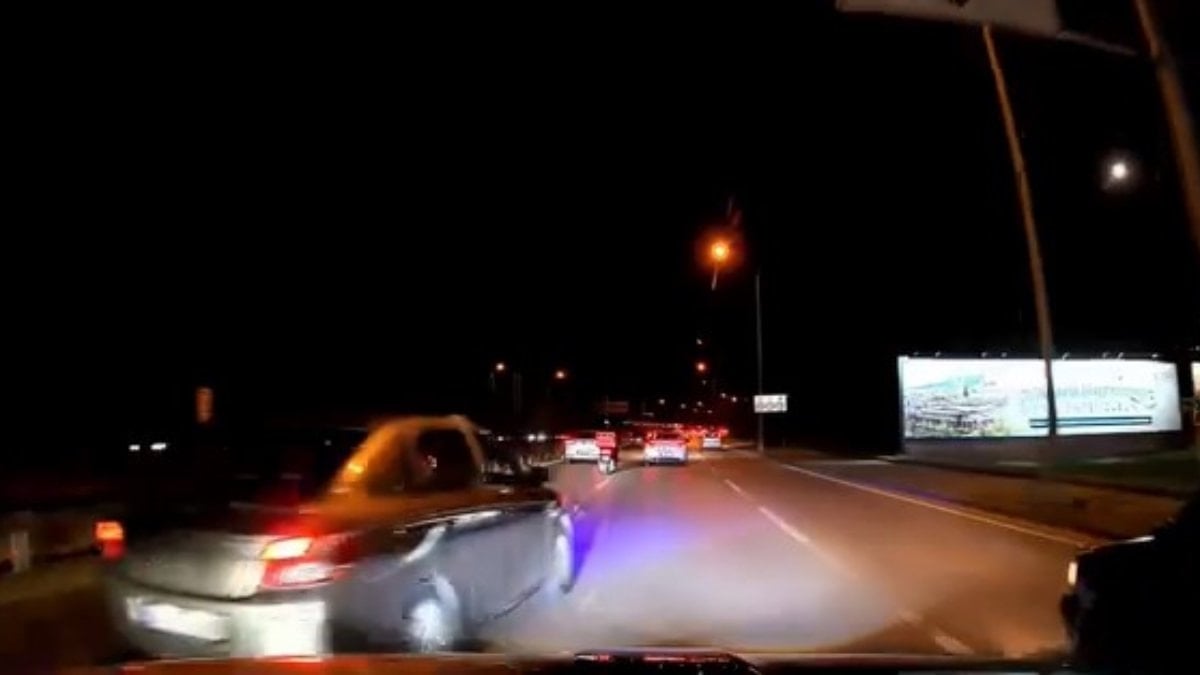 Bursa trafiğinde tehlikeli makas paniği