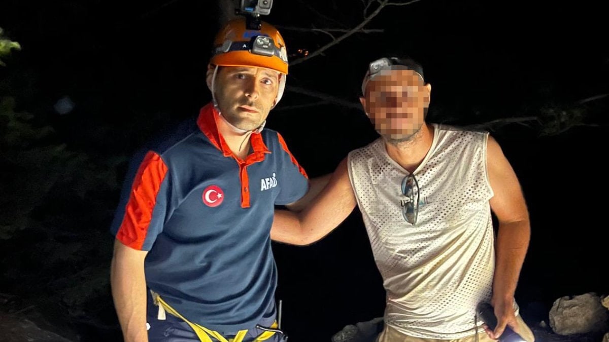 Antalya'da görünüm izlemek isterken mahsur kaldı