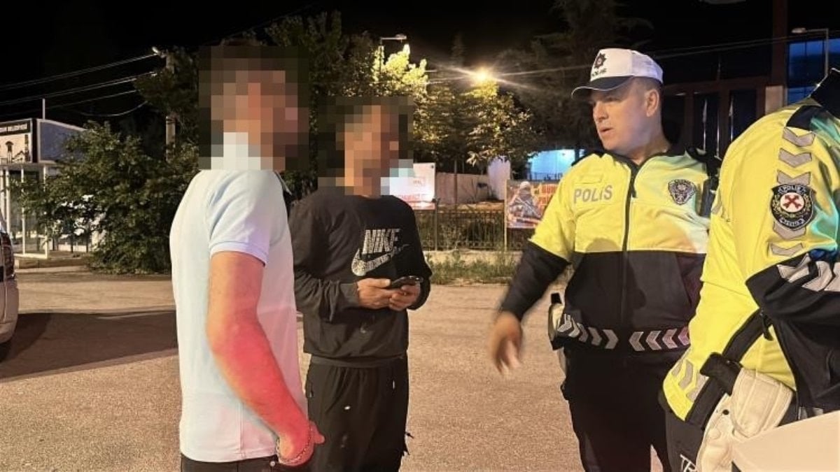 Burdur'da alkollü yakalanan şoför 'alkollü değilim' diyerek kendini savundu