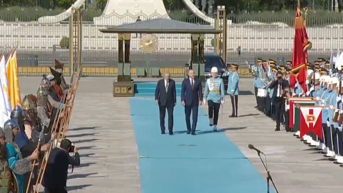 Cumhurbaşkanı Erdoğan, Polonyalı mevkidaşını resmi merasimle karşıladı