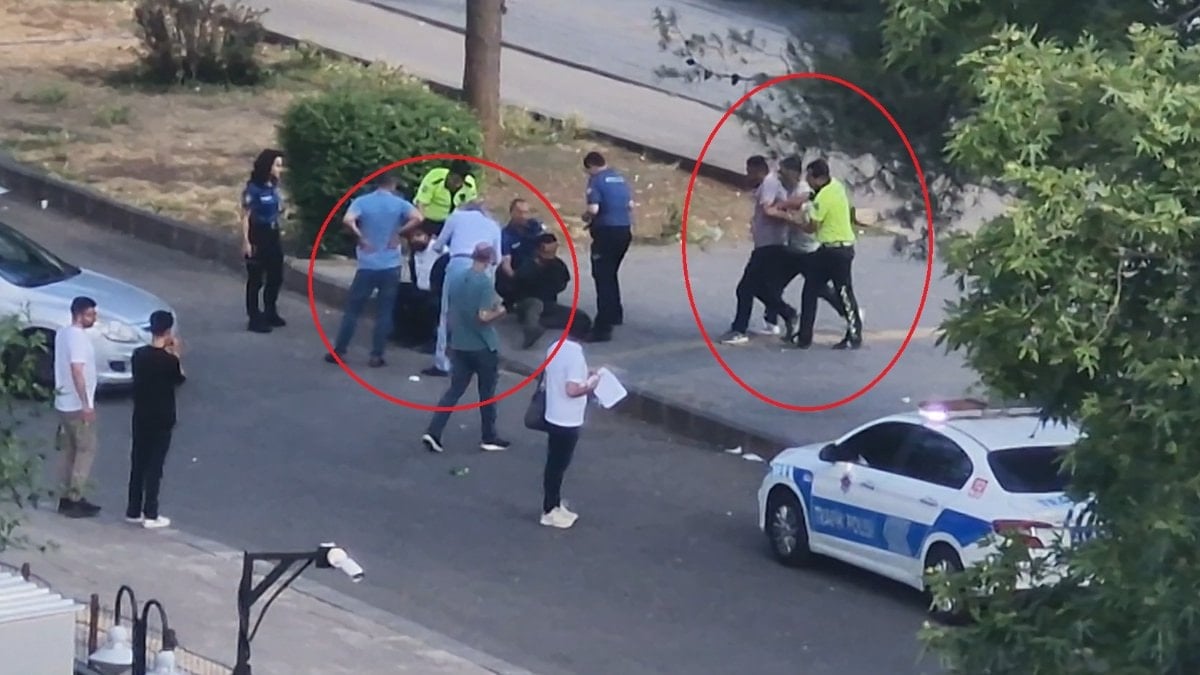 Diyarbakır'da adliye binasını görüntüleyen şahıslar polise saldırdı