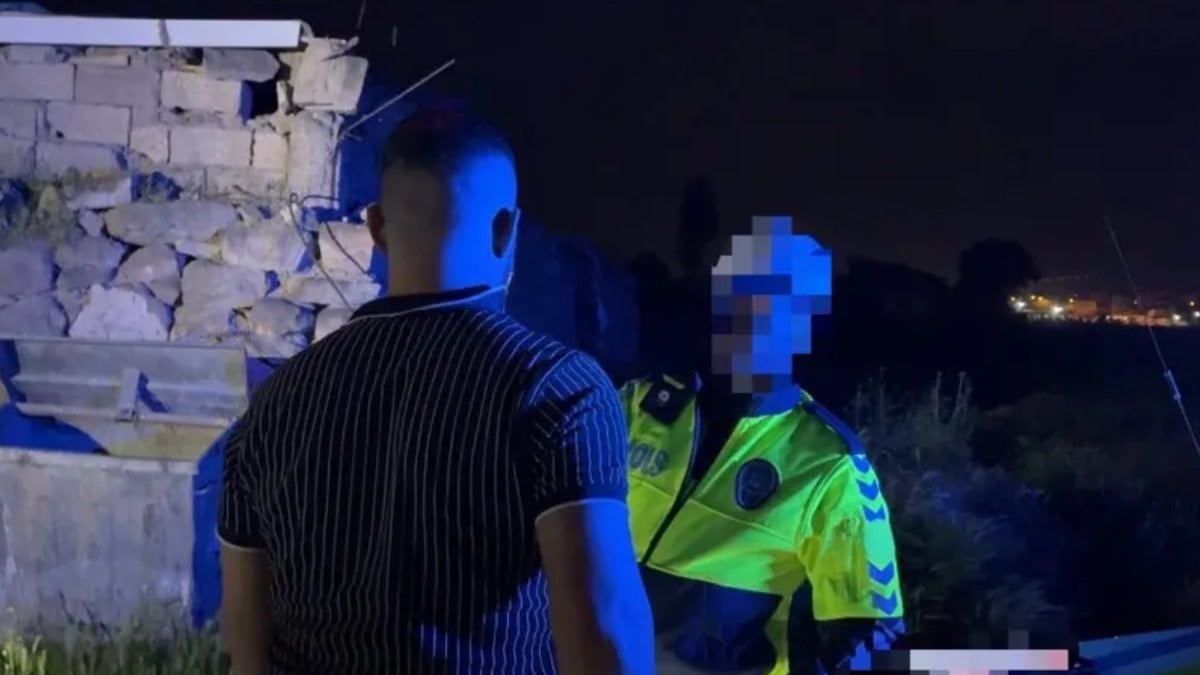 Kayseri'de yangın alanına giden alkollü şoföre ceza kesildi