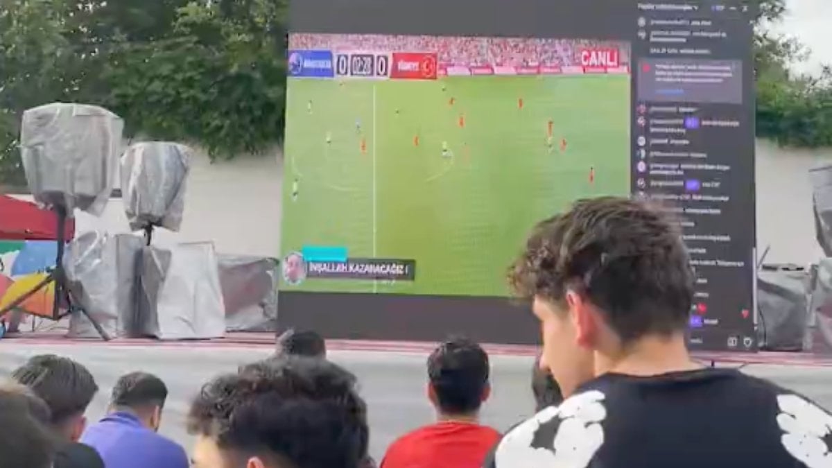 Kırıkkale'de ulusal maç yerine 'oyun videosu' izletildi