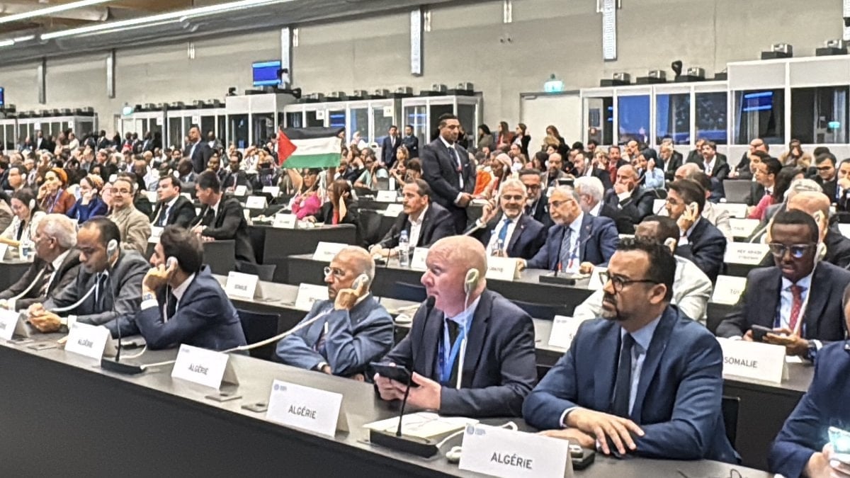 Vedat Işıkhan kürsüden İsrail'e yüklendi: İsrailli diplomat reaksiyonlar nedeniyle konuşamadı