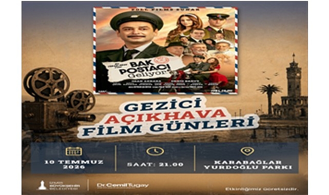 Gezici Açıkhava Film Günleri Karabağlar'da başlıyor