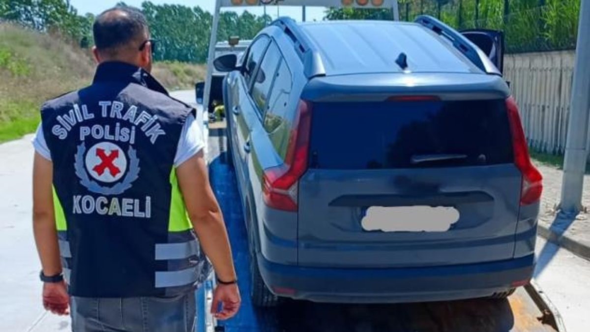 Kocaeli’de korsan nakliyat yapan şoföre 200 bin lira ceza