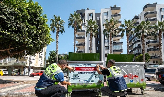 Yenişehir'de çöp dedektifleri iş başında
