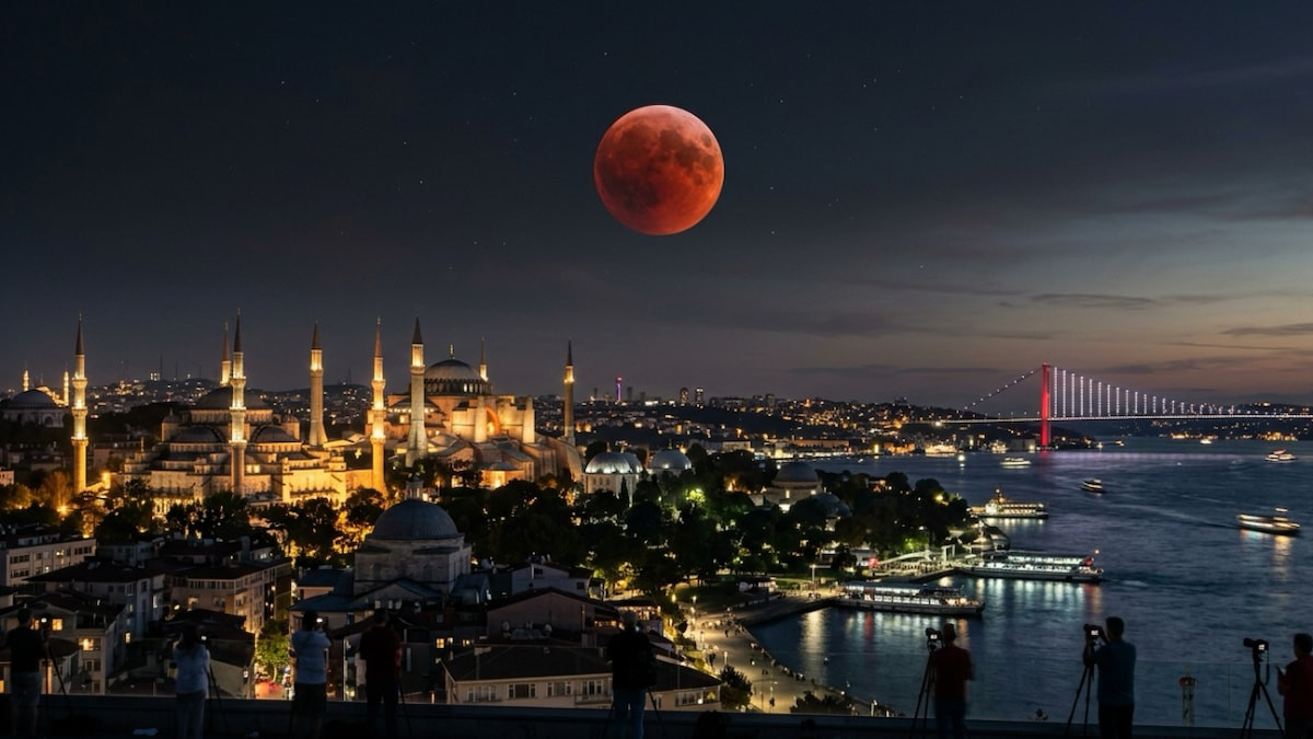 Ağustos 2026 Kanlı Ay Tutulması ne vakit? Türkiye’den izlenecek yerler ve saatleri…