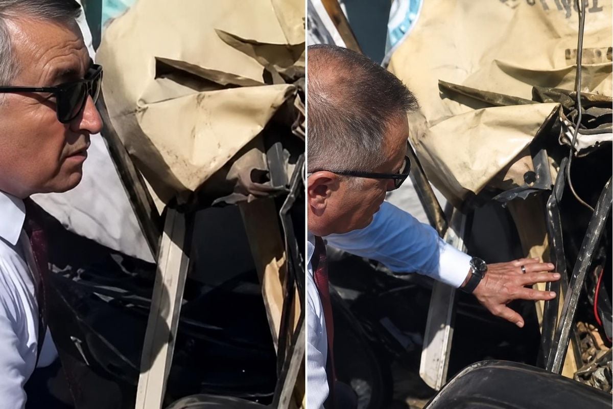Arazöz devrildi, sürücünün ilk sözü başkana “Bana kızdın mı?” oldu