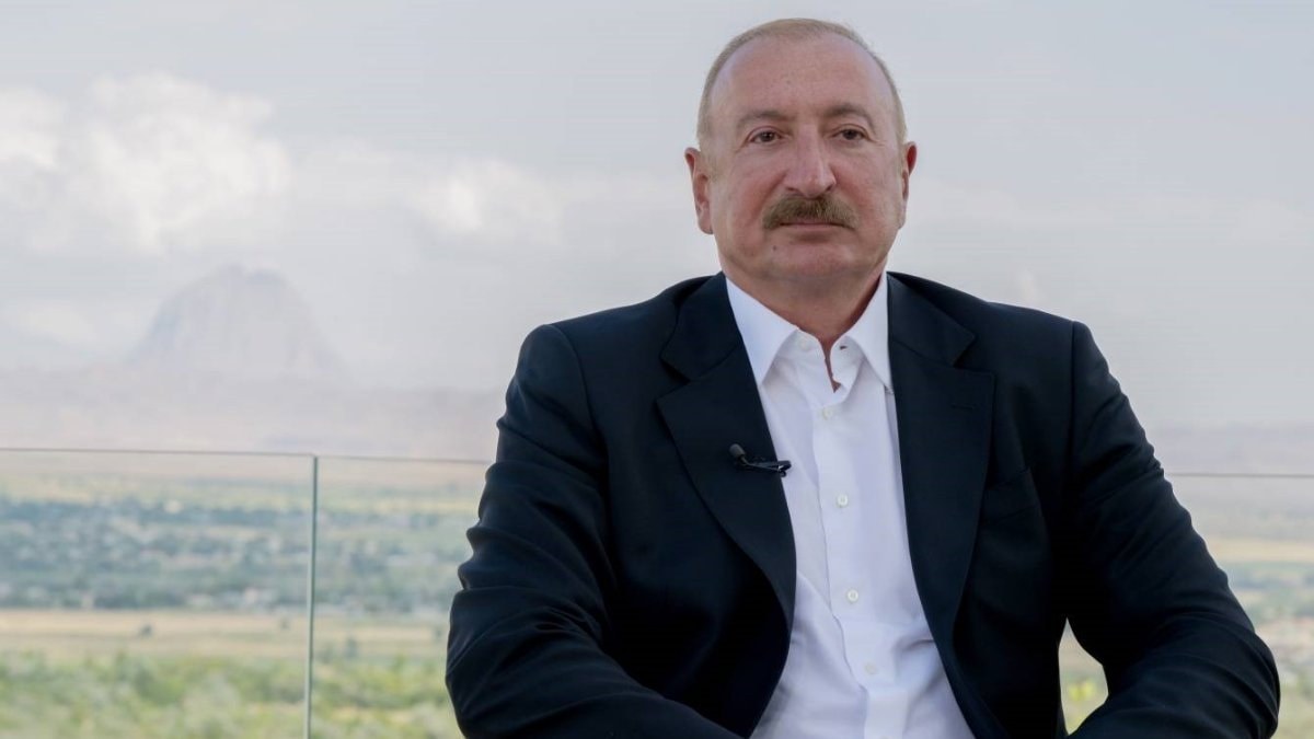 Azerbaycan Cumhurbaşkanı Aliyev Zengezur Koridoru'nu kıymetlendirdi