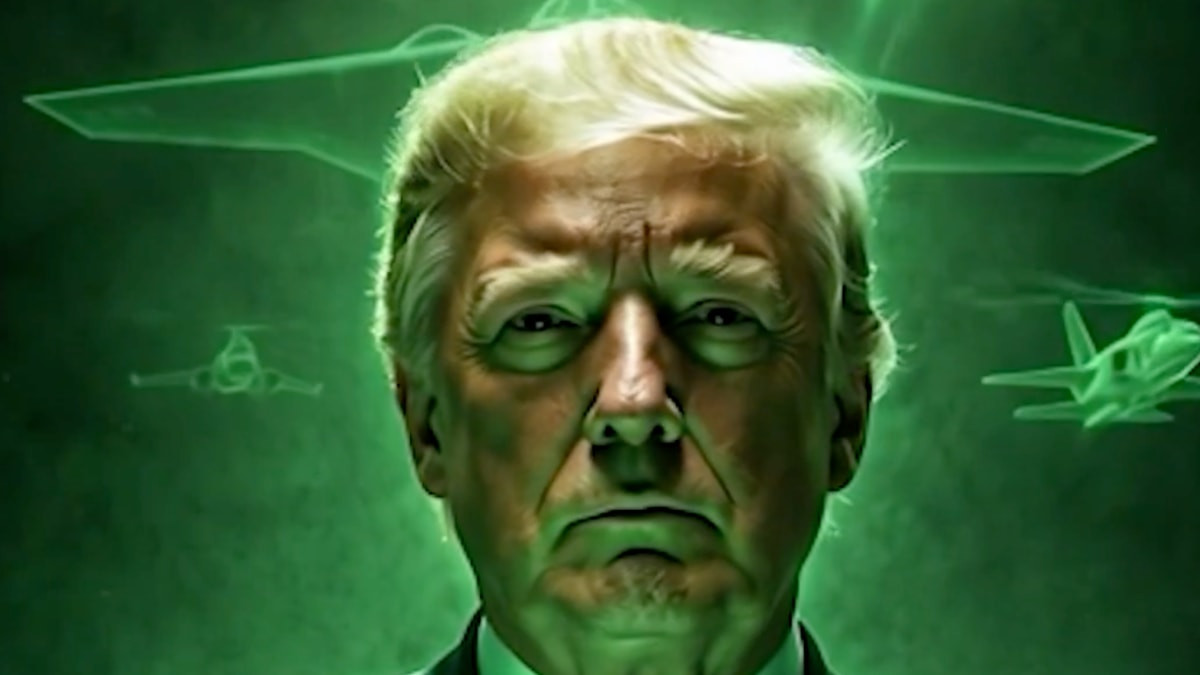 Donald Trump kendini çizgi roman karakterine dönüştürdü