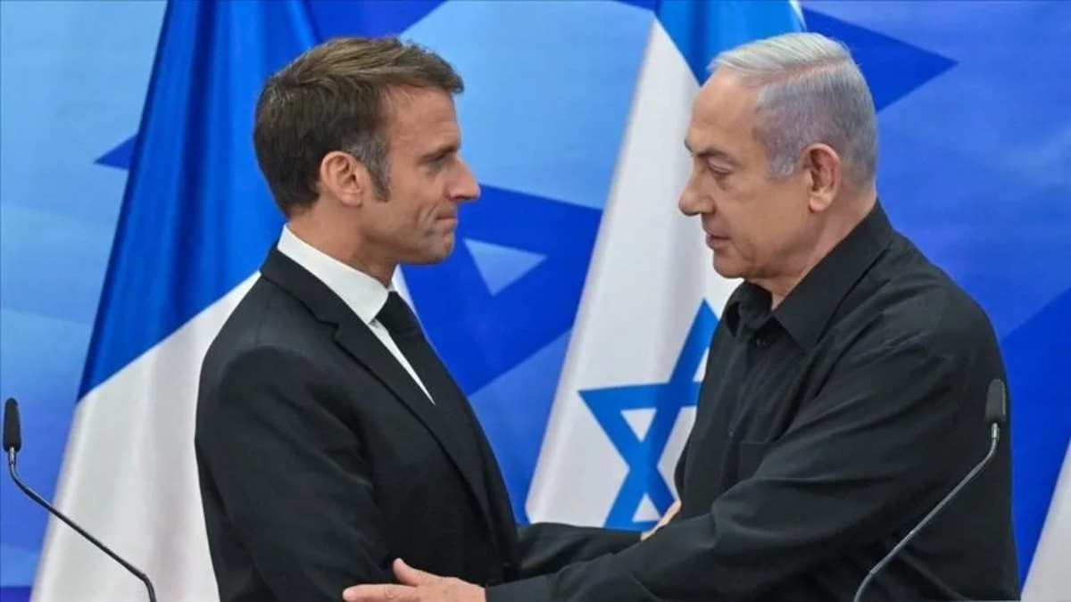 İsrail Başbakanı Netanyahu'dan Fransa Cumhurbaşkanı Macron'a reaksiyon