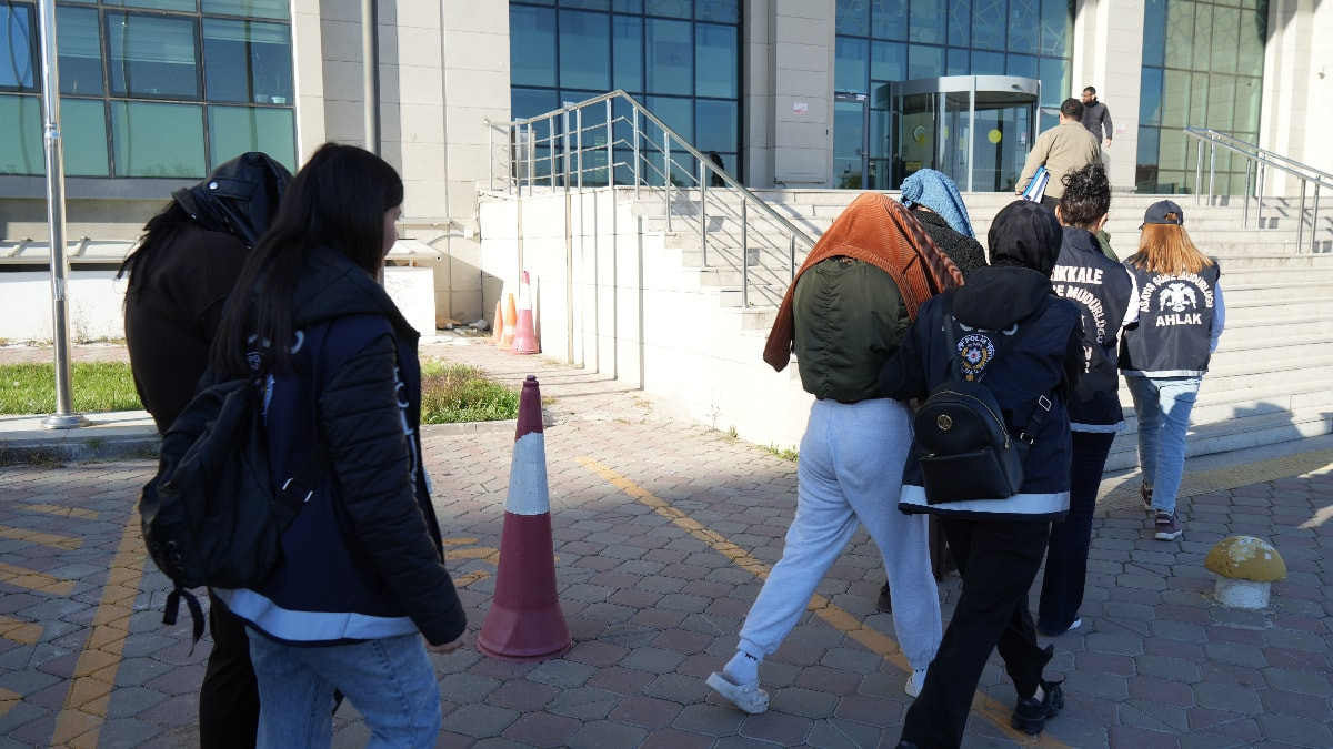 Kırıkkale'de fuhuş operasyonunda 5 kuşkulu adliyeye sevk edildi