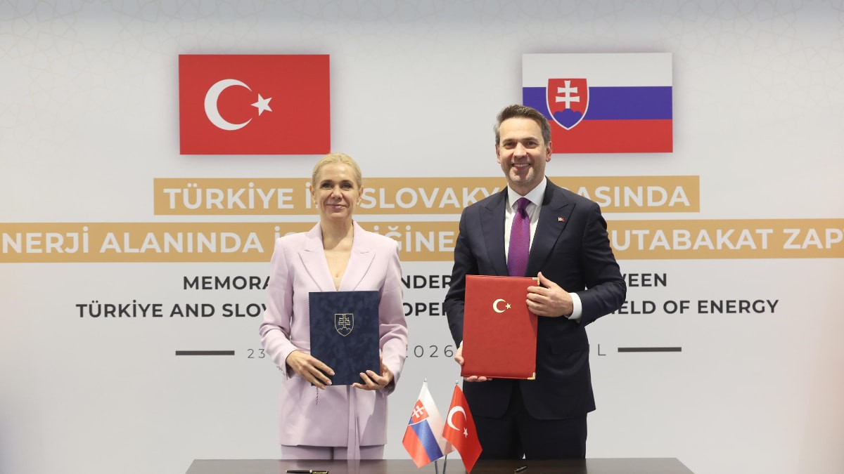 Türkiye ile Slovakya arasında enerji iş birliği anlaşması