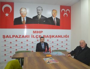 BHA muhabirinden MHP'li başkan Recep Demirtürk'e hayırlı olsun ziyareti