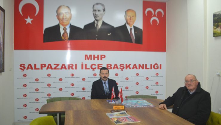 BHA muhabirinden MHP'li başkan Recep Demirtürk'e hayırlı olsun ziyareti