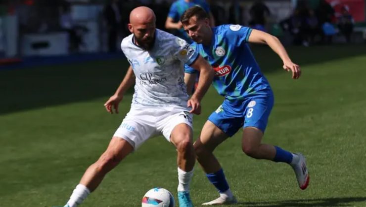 Çaykur Rizespor evinde Bodrum'a kaybetti