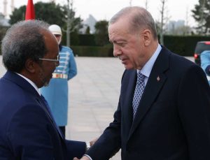 Cumhurbaşkanı Erdoğan, Somali Cumhurbaşkanı Mahmud ile buluştu