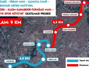 İstanbul'a 4..5 Km Yeni Metro Müjdesi