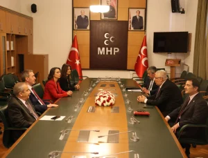 MHP ve DEM heyeti görüştü: Faydalı bir görüşme oldu açıklaması