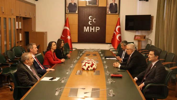 MHP ve DEM heyeti görüştü: Faydalı bir görüşme oldu açıklaması