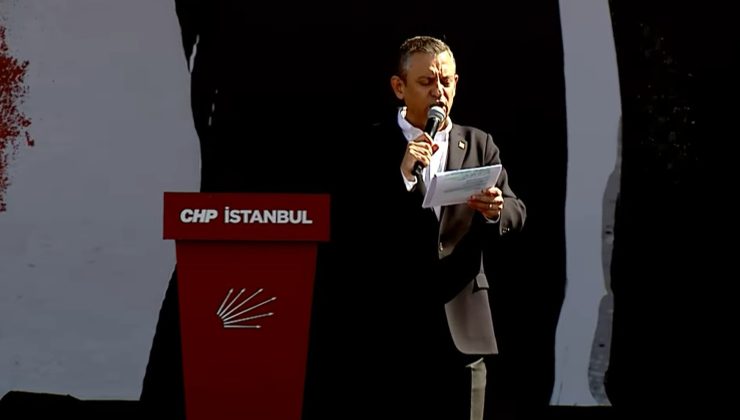 Özgür Özel Maltepe'de konuştu: Korkmuyoruz