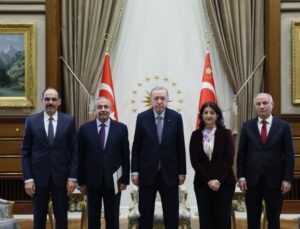 Cumhurbaşkanı Erdoğan, DEM Parti heyetini kabul etti