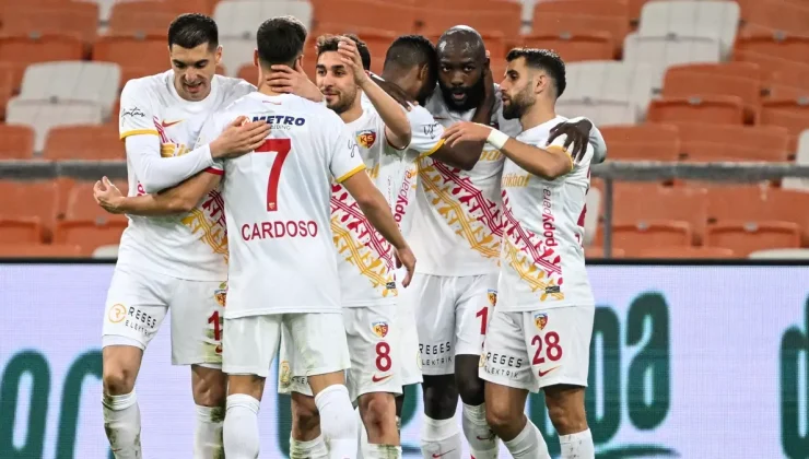 Kayserispor deplasmanda Adana Demirspor'u 2-0 mağlup etti