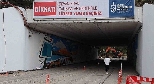 TEM Otoyolu alt geçidine estetik dokunuş