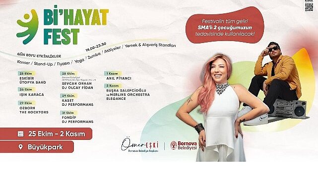 Bi’Hayat Fest Bornova’da başlıyor