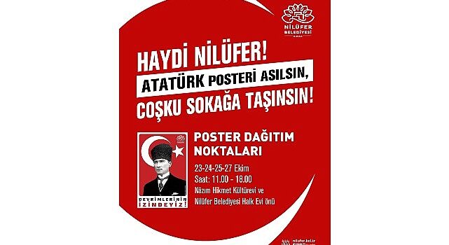 Cumhuriyet ışığı yine Nilüfer’den yükselecek