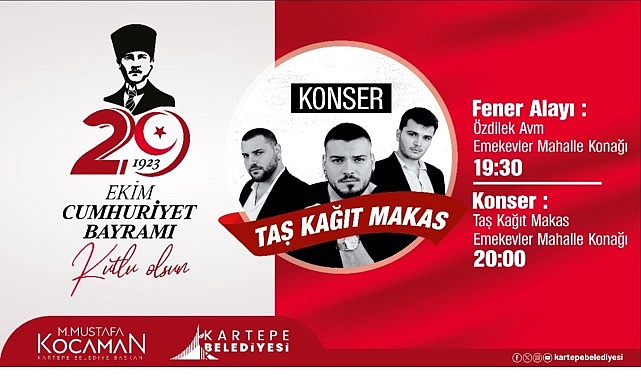 Kartepe’de Cumhuriyet Bayramı Coşkusu