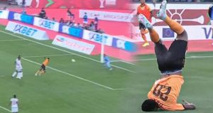 90+1’de puanı kurtardı sevinirken boynunu kırıyordu