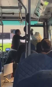 Adana’da Otobüste Kavga