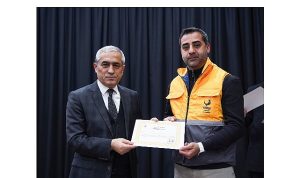 Aliağa’da Orman Yangınlarıyla Mücadele Eden Personele Teşekkür Belgesi