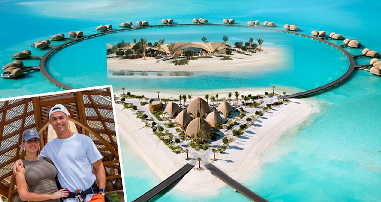 Araplar Ronaldo’ya özel ada yaptı! Kızıldeniz’in ortasında 2 villa…