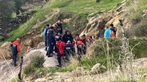 Aydın’da kaçak kazı için girdiği tünelde mahsur kaldı