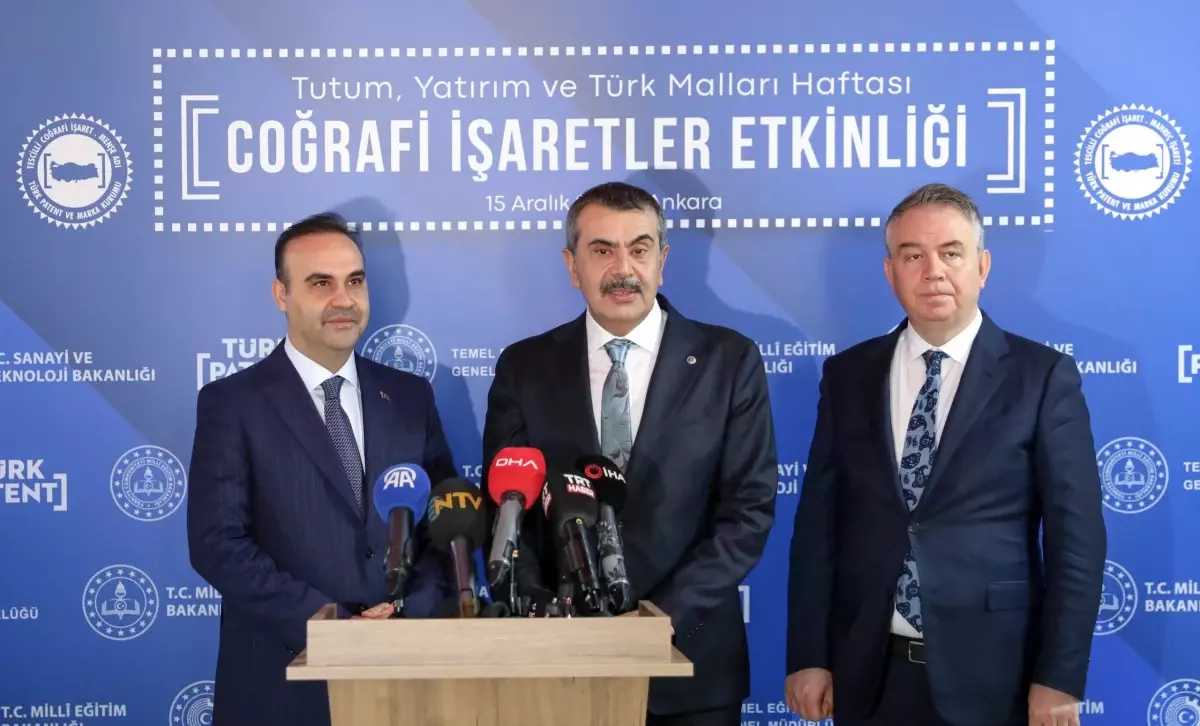 Bakanlar Öğrencilerle Coğrafi İşaretleri Tanıttı