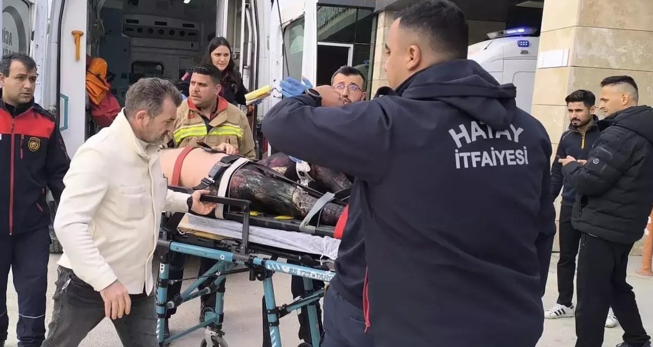 Balık avına çıktığı zıpkınla kendini yaraladı