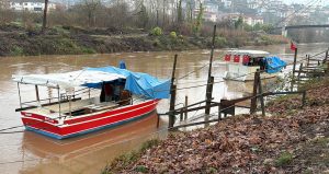 Bartın Irmağı’nın seviyesi 2 metre yükseldi
