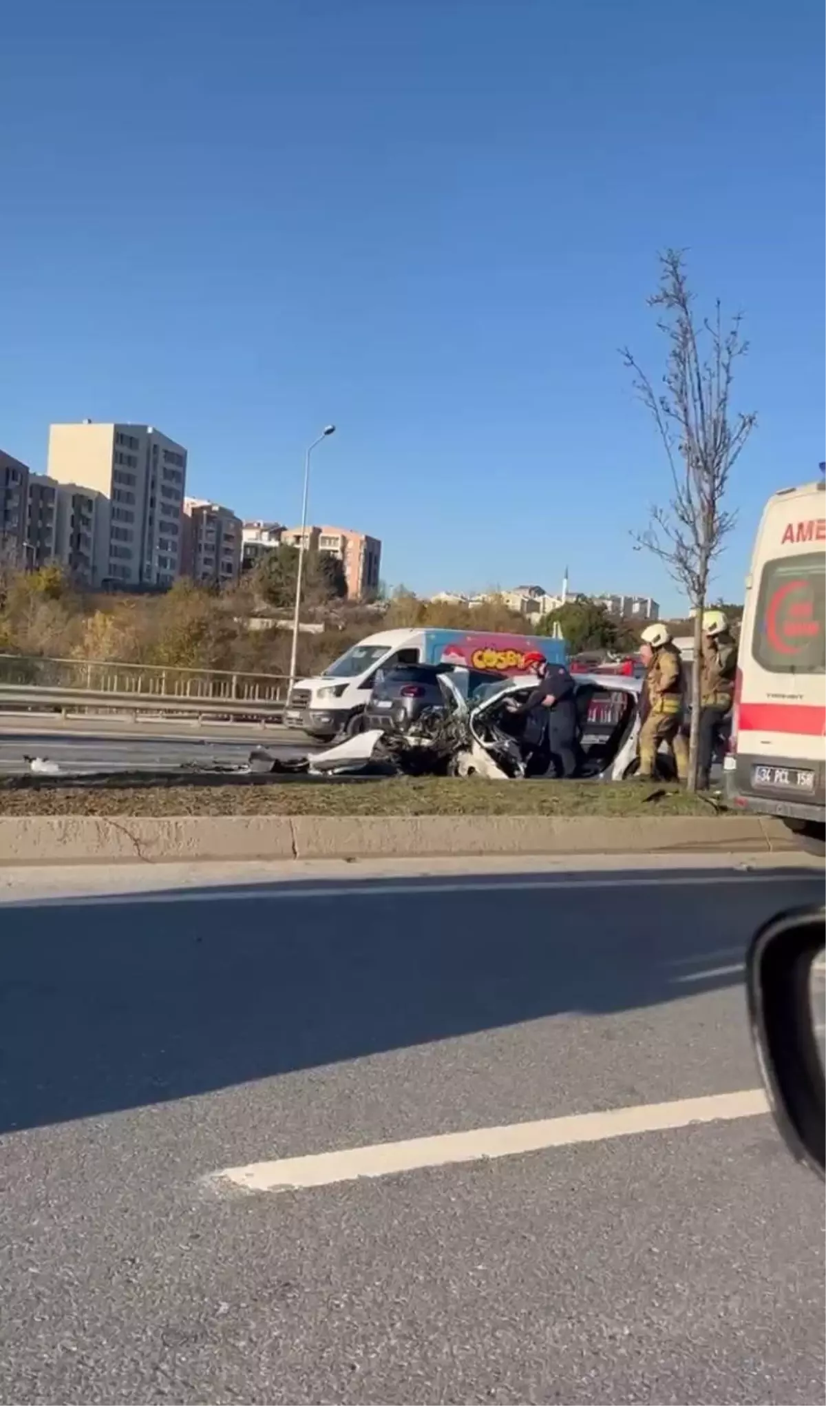 Başakşehir’de Kaza: 1 Ölü, 2 Yaralı