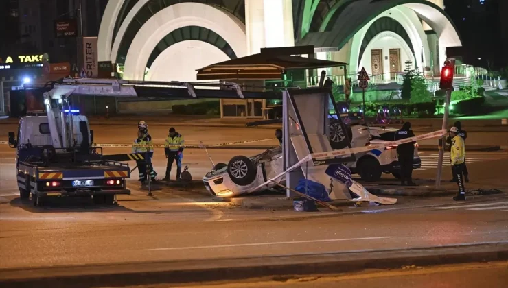 Başkentte Trafik Kazası: 4 Yaralı