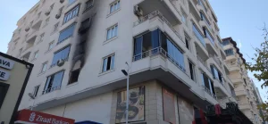 Batman’da Apartman Yangını