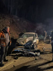 Bolu’da feci kaza: 1 ölü, 5 yaralı