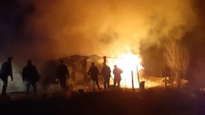 Bolu’da kümes yangını: Canımız sağ, ben de yanabilirdim