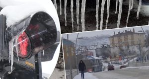 Bu şehirde kar kalınlığı 60 santimetreye ulaştı:  2 ilçe de eksi 25 dereceyi gördü