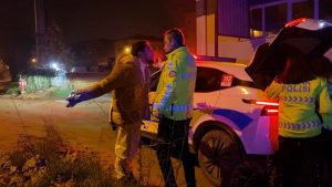 Bursa’da alkollü sürücü ile polisin sabır sınavı