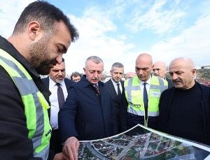 Büyükakın, Eskihisar Kavşağı’nda son durumu inceledi