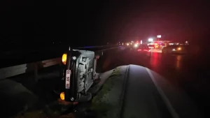 Çorum’da Otomobil Devrildi: 3 Yaralı