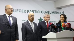 DEM Parti’nin İmralı heyeti Gelecek Partisi’ni ziyaret etti